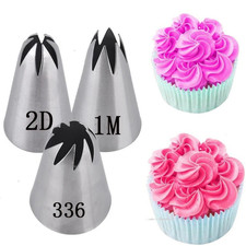 Rose flower Cream Icing Piping Nozzle Tool pastry Tip baking Cake decor