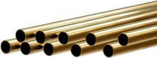 10Pk.Value Brass Outer Tube 3/32"Dia.for Glass Jewelry Box Hinges & Other Crafts