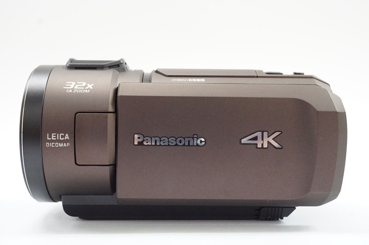 Panasonic HC-VX1M 4K Video Camera Brown 32x zoom tested with box