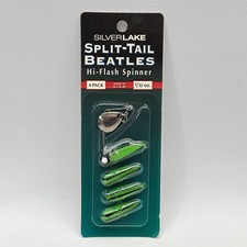 ⭐️ Silverlake Split-Tail Beatles Hi-Flash Spinner Fishing Lure Artificial Bait