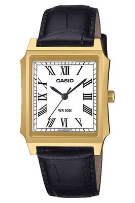 CASIO Herren-Armbanduhr Edelstahl Vergoldet MTP-B190GL-7BVEF