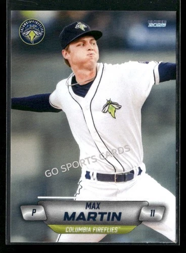 2026 Columbia Fireflies Max Martin RC Rookie Royals Minor League