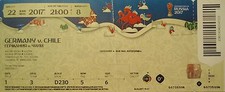 TICKET Confed Cup 22/6/2017 Germany vs Chile # Match 8