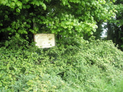 Foto 6x4 Informationstafel am Start des \''Candy's Pit Trail\'' Cos c2009