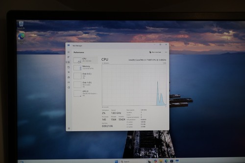 Dell Optiplex 3050 Micro Core i3 7100T 3.4GHz 4GB 256GB SSD Win 11 Pro - Afbeelding 9 van 13