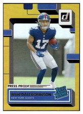 Wan'Dale Robinson RC 2022 Donruss Rated Rookies Press Proof Premium #32 ID:59808