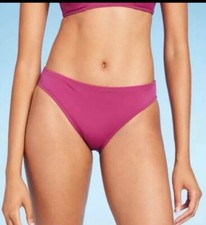 Women's Low-Rise Medium Coverage Hipster Bikini Bottom - Shade  Shore Purple L