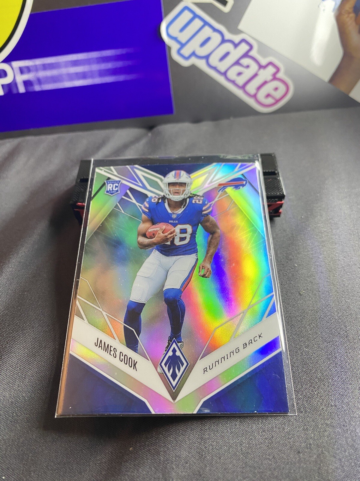 2022 Panini Phoenix James Cook Silver Holo RC #115 - Buffalo Bills