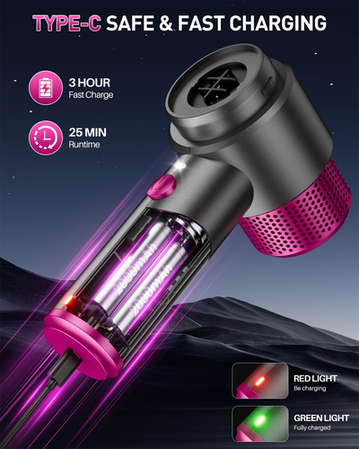 Handheld Car Vacuum Cleaner Cordless, 15000PA High Power Car Vacuum Cleaner & Ai - Picture 6 of 12