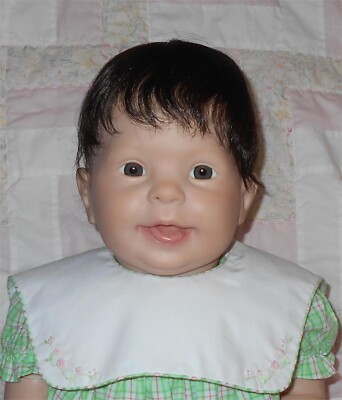 WEE 3 SUGAR Doll Wig SIZE 15/16 DARK BROWN Baby/Toddler Wig Partial Cap (LY) NWT