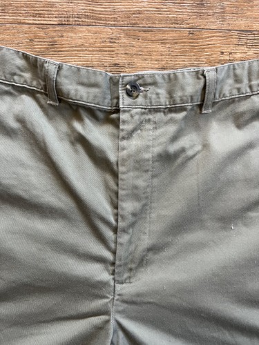 Roundtree & Yorke Light Green Men's Cotton Shorts Elastic Waist Size 42 - Picture 3 of 9