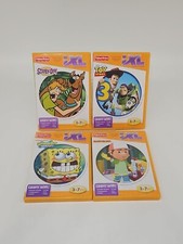 FISHER PRICE IXL LEARNING GAME  Lot OF 4  Manny Scooby Toy Story Sponge Bob
