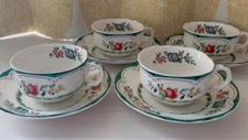 Spode Avondale Cup Saucer 4 Set