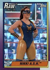 2021 Topps Heritage WWE Nikki A.S.H. Cross Rainbow Foil Parallel 31