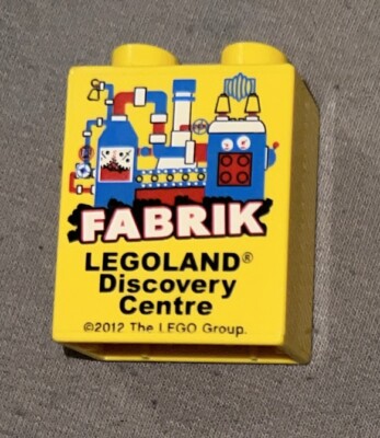 Lego Duplo Sonderstein gelb Legoland Discovery Centre FABRIK 2012