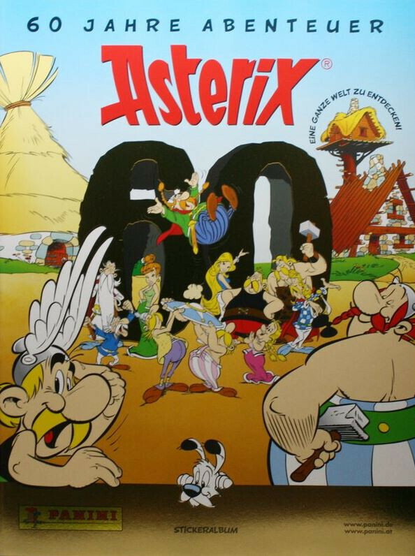 Panini 60 Jahre Asterix - Sammelsticker - 2 Sticker Aussuchen (siehe