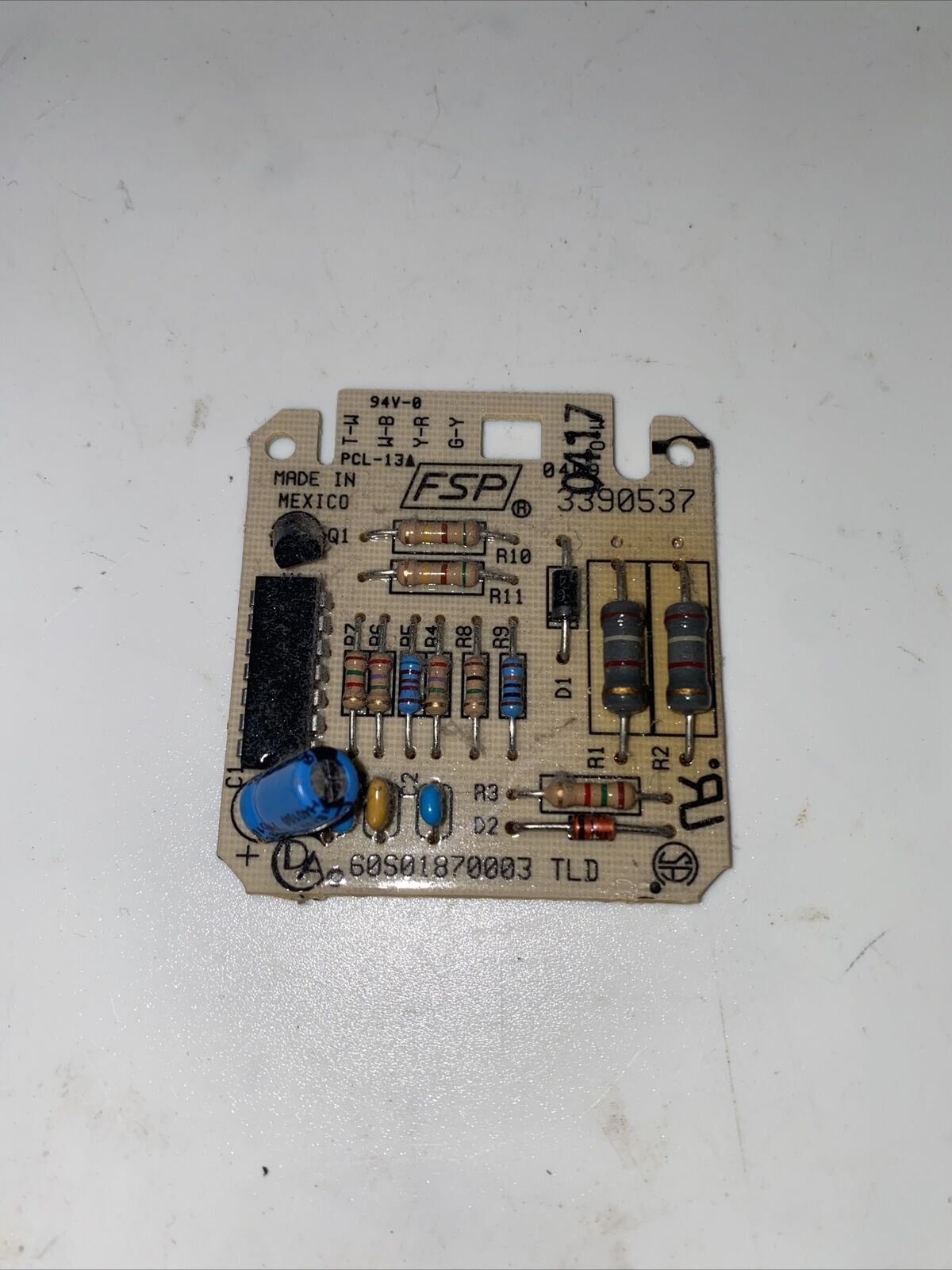WHIRLPOOL DRYER CONTROL BOARD - P/N 3390537 60S01870002 