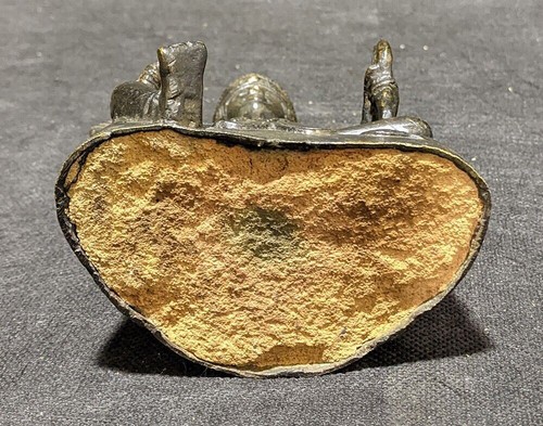 Vintage Metal buddha Figurine - Weighted - Picture 5 of 5