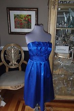 A1614 JASMINE P39004K SAPPHIRE SZ 12, 10 OR 8 BRIDESMAID FORMAL DRESS GOWN