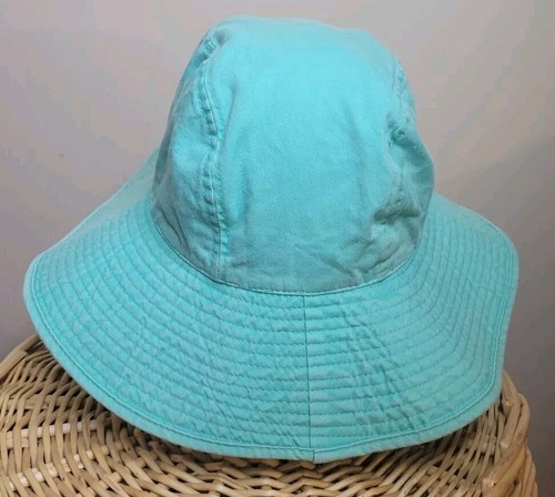 Adams Vacationer Pigment Dyed Bucket Hat Blue Wide Brim 2015 Mesh Lining - Picture 3 of 6
