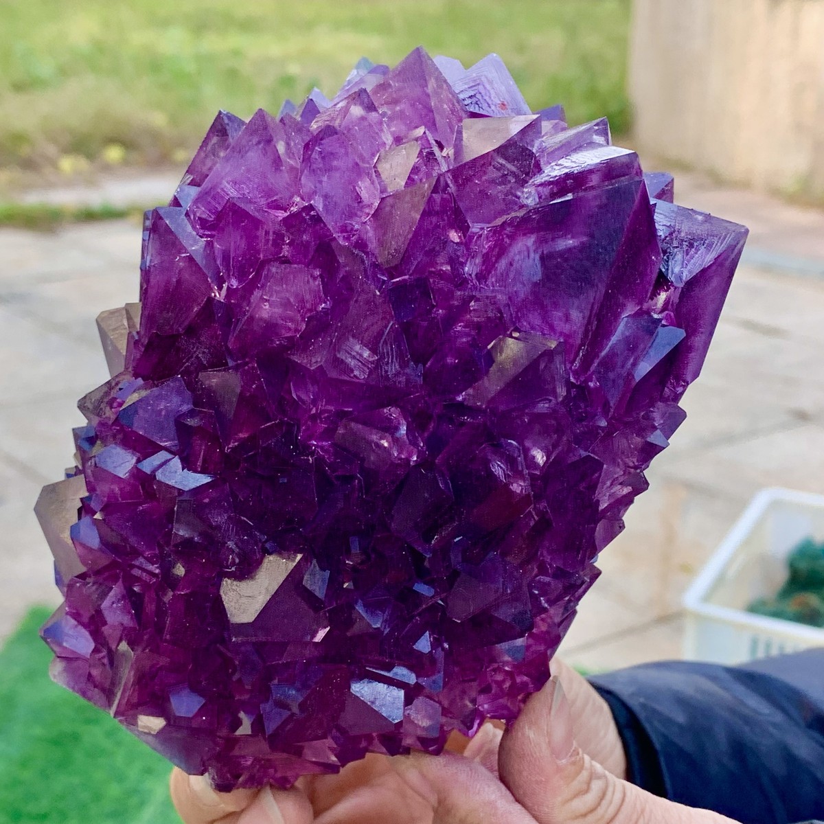 BRIESTA Gradation purple　ブリエスタ Faceted-Grape-Purple-Amethyst-