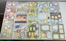 Scrapbooking Crafting Memory Book Paper LOT School Sports Birthday Holidays NEW