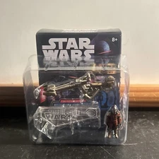 Star Wars Mini Micro Galaxy Squadron Series 1 Speeder Bike + Din Djarin #02