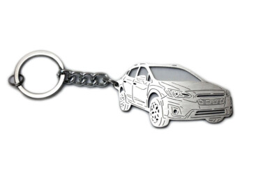Schlüsselanhänger Auto 3d Design fur XV II-gen Metall Edelstahl Keychain