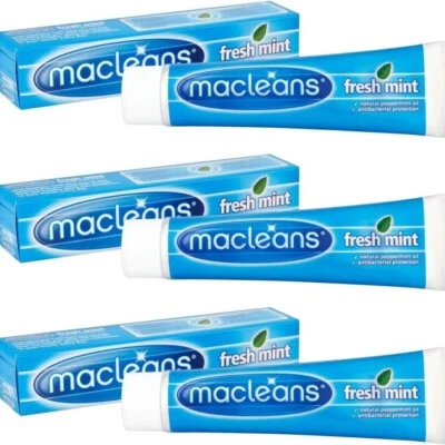 Macleans Toothpaste Fresh Mint 100ml x 3