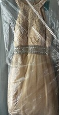 Champagne In Color Quincenera/Prom Dress,Size Medium. ONLY Worn Once.