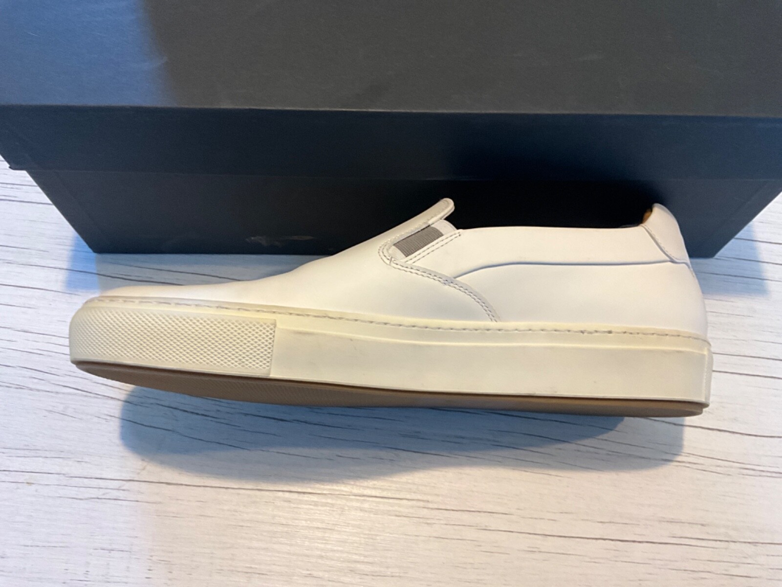 HUGO BOSS MIRAGE MENS SLIP ON SHOES BU EX-DISPLAY UK 6 WHITE RRP £269 #C927 image 10