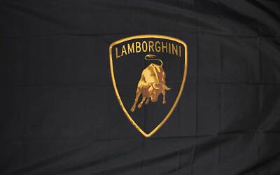LAMBORGHINI BLACK 3X5 FLAG