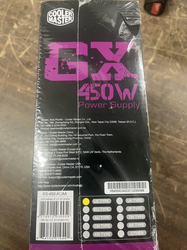 Cooler Master 450W Bronze 80 Plus Bronze Power Supply RS-450-ACAA  - Image 3 of 4