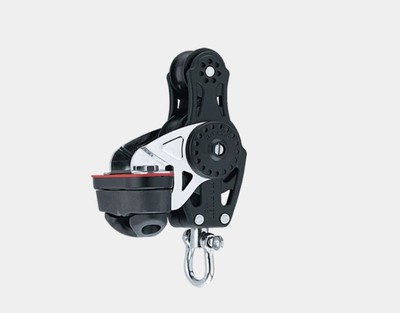 Harken 2692 75mm 3'' Carbo Airblock Fiddle Sailboat Block Cam Cleat Pulley