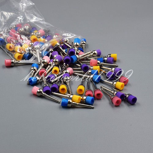 200 Pezzi Monouso Spazzola Profilazione Dentale Tazza Lucidatrice Lucidatrice 10 Tipi Misti - Foto 23 di 57