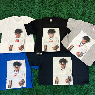 Supreme NBA Youngboy Tee (Black,White,Royal,Grey,Navy) | eBay
