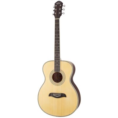 Oscar Schmidt OF2 Folk Style Acoustic Guitar, Natural