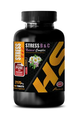 relieves stress and increase focus - STRESS B & C - energy boost appetite 1 BOTT