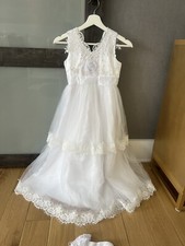 Communion Dress 40 Inch Long With Socks