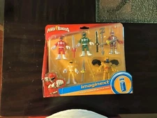 New IMAGINEXT Power Rangers Battle Pack Fisher-Price, Red, Green, Yellow , Zedd
