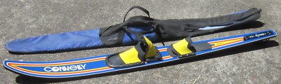 Vintage CONNELLY TEAM 1 SLALOM WATERSKI w/ Carry Case 65''