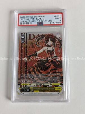 PSA 10 Weiss Schwarz 魔獣使い 狂三 PR+ Weiss Schwarz –