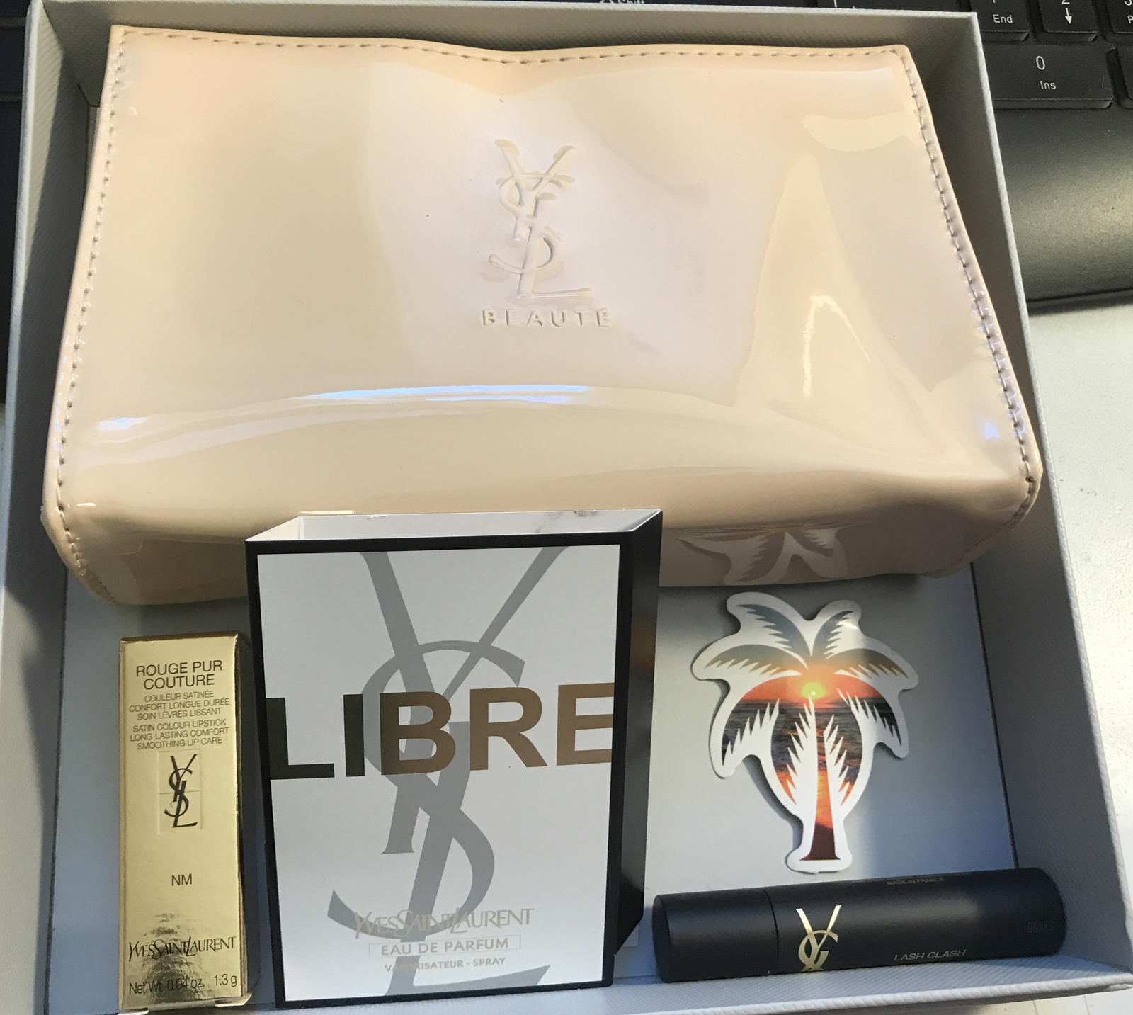 Yves Saint Laurent Beaute YSL Blush Trucco Cosmetici Borsa con Set Trucco