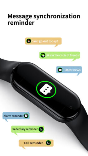 M6 Smart Band Watch Bracelet Wristband Fitness Tracker Blood Pressure Heartrate - Picture 10 of 12