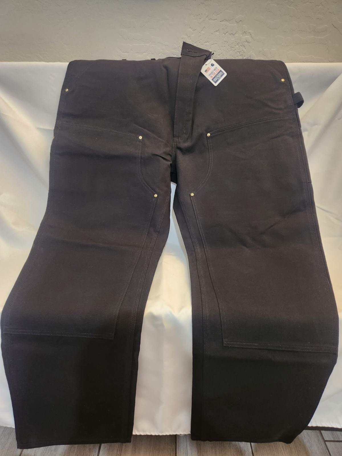 Carhartt B01M Loose Fit Firm Duck DoubleFront Utility Work Pants