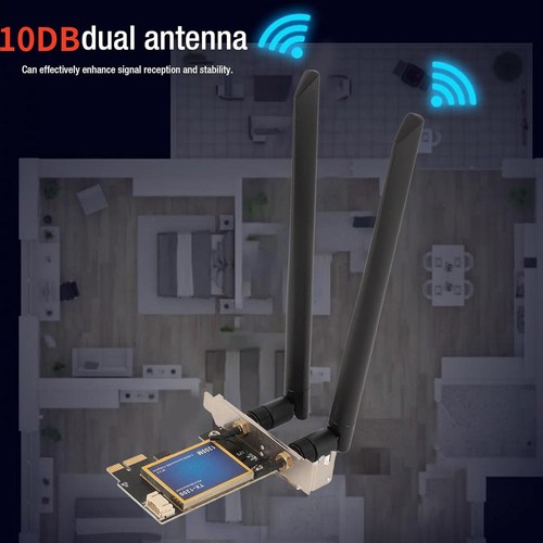 Wireless Network Bluetooth 4.0 Card With Double Band Design 7260AC Chip - Photo 12/18