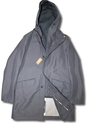 #ad #ad $4185 Loro Piana Gray Swanton Duo New Portofino Coat Size Medium Made in Italy $2849.25