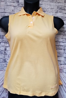 Burberry Golf Women's Size Small Sleeveless Top yellow -a2