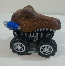 Dinosaur Toy Pull Back  Go Friction Car Truck Dino Head Plastic Kids
