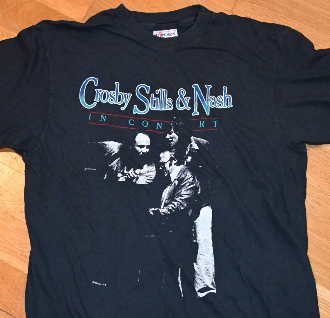 Crosby Stills Nash Shirt In Men's Vintage T-Shirts for sale | eBay